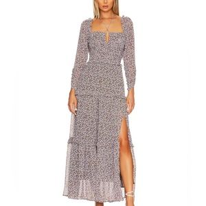 ASTR the Label Lovestruck Floral - Halter Maxi Dress